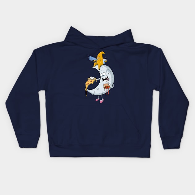 The Late Night Snack Kids Hoodie by Matty Mitchell